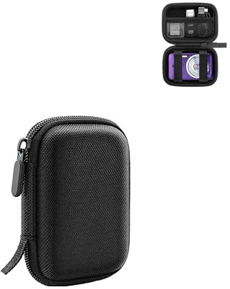 daunke Premium Quality Digital Hard Camera Case, EVA Material, Waterproof & Anti-Scratch, Portable - Compatible with Sony/Nikon/Canon/Samsung/Fujifilm - Case Only (Black)