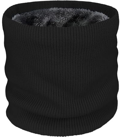 ehsbuy Winter Schlauchschal Kinder Fleece Loop Schal Jungen Skischal Halswärmer Thermo Schal Kinder Halstuch Mädchen Halsschlauch Geschenke für Ski Outdoor