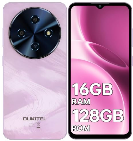OUKITEL C5 Smartphone Offerta, 16GB+128GB/1TB, 6.52 Telefono Cellulare | 5000mAh Cellulare in Offerta, 13MP+5MP Telefoni, Smartphone 4G Dual SIM/Face ID/GPS/OTG/3.5mm Jack