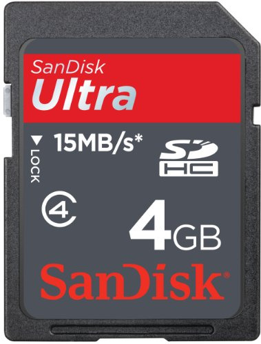 Sandisk SDSDH-004G-U46 Ultra Carte mémoire SDHC 4 Go