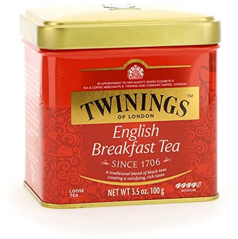 Twinings Of London Té English Breakfast - 2 Paquetes de 100 gr - Total: 200 gr