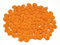 Rosen 15 mm x 20 Stück Satinrosen Aufnäher Deko Blumen Röschen zum Basteln Haarschmuck kleine Rosenköpfe Farbe: orange 668