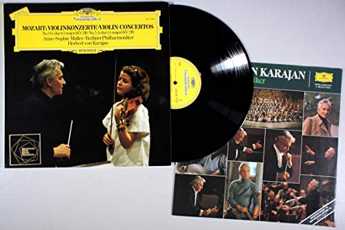 Wolfgang Amadeus Mozart - Anne-Sophie Mutter , Berliner Philharmoniker , Herbert von Karajan - Violinkonzerte G-dur KV 216 · A-dur KV 219 - ETERNA - 8 27 621