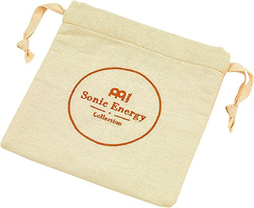 Sonic Energy Cotton Bag for Metal Singing Bowl – 20x20 cm – Synthetic Fleece Inlay and Drawstring – For Transport and Storage (SB-CB-20)