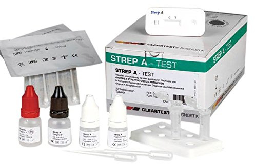 CLEARTEST 09746020 Strep A Kassettentest (5-er Pack)
