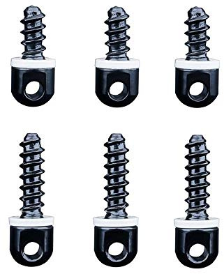 SHWEAPY Sling Swivel Studs Wood Screw Studs,6 Pcs Sling Mounting Kit
