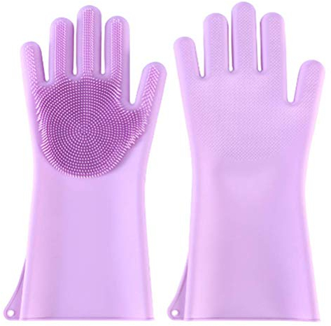 Gants de vaisselle Magic en silicone pour lave-vaisselle, cuisine, voiture, salle de bain, animal de compagnie et plus encore, 1 paire
