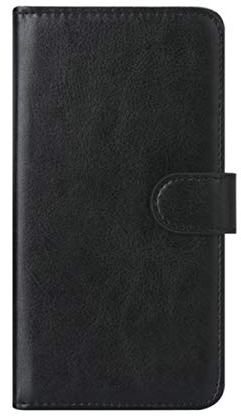 DQG Hülle für ZTE Blade 10, Schutzhülle Tasche PU Leder mit Kreditkarten Geldfächern Schale und Weiche Case Handyhülle Standfunktion Cover für ZTE Blade 10 (6.30) - Black