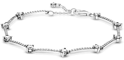 PANDORA Reflexiones, Pulsera, para Mujer, Gris ,16 cm