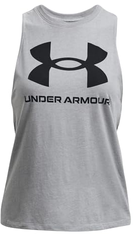 Under Armour Damen UA W Live Sportstyle Tank Top, weiches Gym Sporttop, Fitness Shirt mit klassischer Muskelshirt-Silhouette