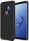 Verco Kompatibel mit Samsung Galaxy S9 Plus Hülle, Matte Rückschale Schutzhülle für Samsung S9+ Case Silikon Handyhülle - Schwarz