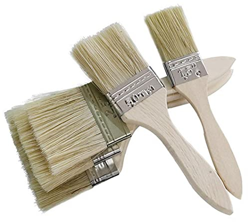 TOSSPER 5 Stücke BBQ Sauce Pinsel Pinsel Pinsel Holzgriff Möbel Pinsel Für Schrankschärme Und Wand
