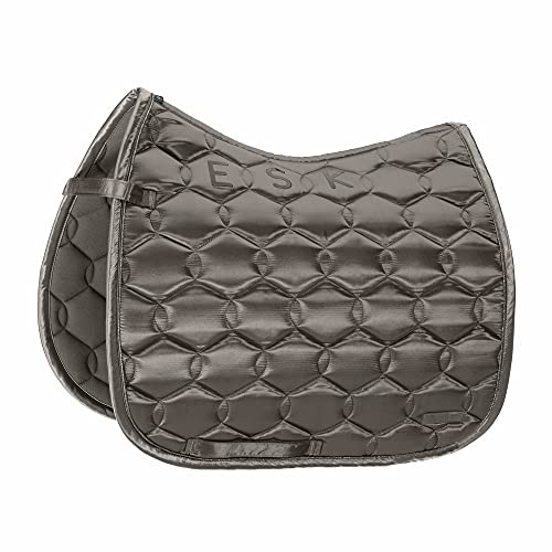 Eskadron Satin Contrast Schabracke Steel Grey Classic Sports HW 21, Größe:DL