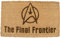 Space Star Fleet Final Frontier Inspired Welcome Door Mat 60x40 Cm Trekkie Coir Doormat