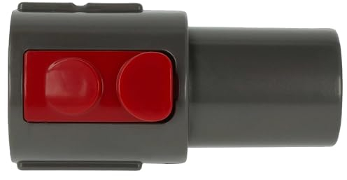 vhbw raccordo per aspirapolvere con attacco accessori 32mm compatibile con Dyson Big Ball Multifloor 2 - rosso/grigio scuro, in plastica