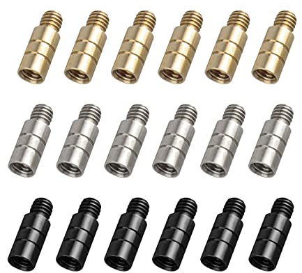 YWNYT 18 x Dart-Gewichte, Messing-Akzentuator, 3 Farben, 2 g, Dart-Werkzeug-Set für Dart-Gegengewicht-Zubehör