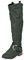 Stivali camperos Donna Bianchi Stivali Alti Donna Senza Tacco Stivali Motocross 45 Stivali Donna Estivi Morbidi Fashion Scarpe da Donna Stivali Ciabatte Donna Infradito a-Verde 40