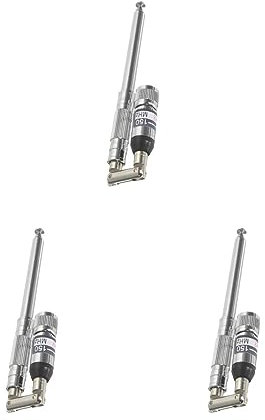 3 set of 1150mm VHF Radio TNC Antenna Stainless Steel VHF FM Antenna 76-108mhz FM Radio Transmitter Walkie Talkies Part