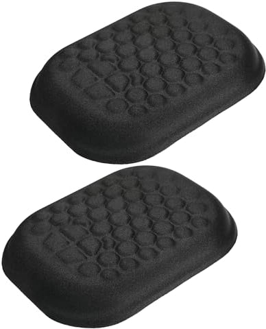 Gimars Wrist Rest Pad 2pcs Ergonomic Armrest Elbow Rest Memory Foam Wrist Rest Support Pain Relief for Office Desk Gaming Computer,Laptop