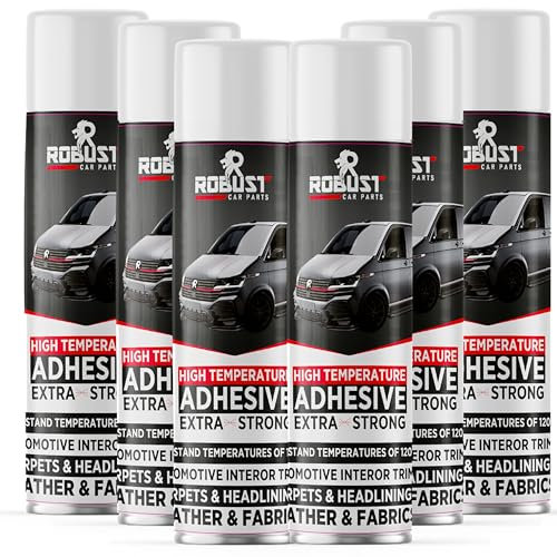 Robust Spray Adhesive, Extra Strong Multipurpose Contact Adhesive Spray for Carpet, Paper, Fabric (6)