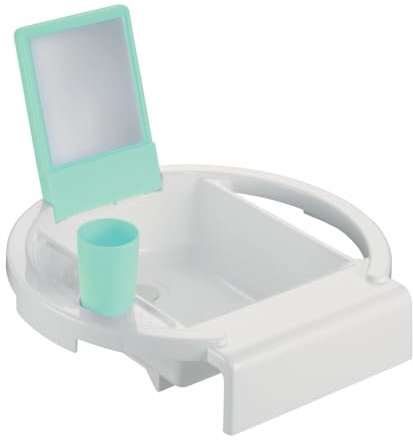 Oxybul | Lavabo d'apprentissage blanc et vert | 18 mois - 7 ans