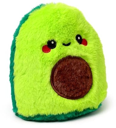 Puckator Avocado Foodiemals Microwavable Plush Lavender Heat Pack - Heating Pads - Hot Heat and Ice Cold Cool Pack Packs Bag for Sport Injuries Knee Back Pain - Bed Warmer - Wellness Health Products