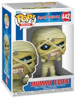Funko Pop! Rocks: Iron Maiden - Eddie Mummy Eddie - Collectable Vinyl Figure - Gift Idea - Official Merchandise - Toys for Kids & Adults - Music Fans - Model Figure Age 3+ for Collectors and Display