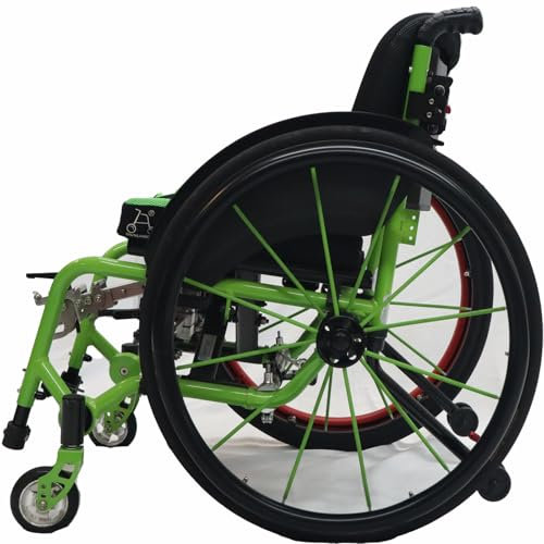 CQmuniu 1 Paar Rollstuhl-Schiebefelgenabdeckungen, 61 cm Rollstuhl-Abdeckung, Silikon-Rollstuhl-Radabdeckungen