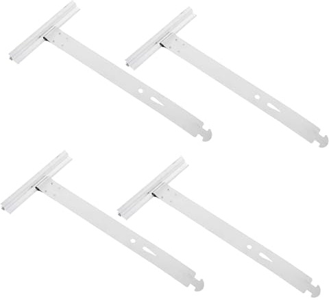 Hoement 4 Stück Ersatzteile für Rollladen aus Edelstahl mit Einzigartigem Haken Design und Flexibler Steuerung Federteile für Schiebetüren und Rollläden zur Reparatur