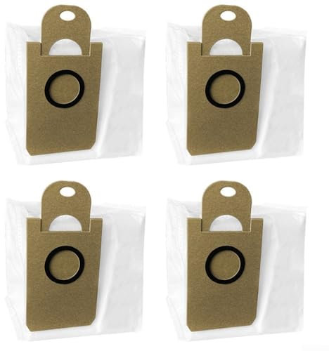 Cloudpower Lot de 4 sacs d'aspirateur pour aspirateur robot pour Laresar pour L6 Nex sac à poussière de rechange accessoire