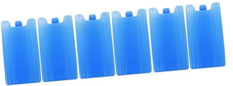 KOMBIUDA 6 Stück Packungen Gefrierbeutel -mittagskühler Eisblöcke Kleiner Wasserkühler Für Kaltes Bad Eisbeutel Gefrierfach Kühleres Eisfach Kühlkoffer Plastik Blue