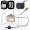 Matymats 8000W Portable Camping Stove, 3 Pure Copper Burner, Backpacking Stove, Adjustable Size, Igniter, Carry Case for Outdoor Cooking, Picnic, Camping, Hiking, Beige