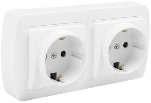 5 m Cavo in tessuto intrecciato bianco