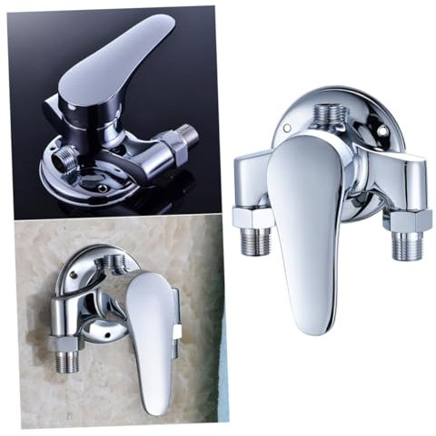 CANIGHT Mischventil Wasserhahn Für Dusche Wandmontage Kupfer Verchromt Installieren Langlebig Und Rostfrei Für Badezimmer Und Solar-duschanlagen