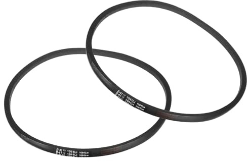 QUARKZMAN 2 Stück Keilriemen B41 1/2 Gummi Antriebsriemen 41.5/1050mm Teilungslänge 0,4/11mm Dicke B-Profi Flachriemen Gummiübertragungsriemen Antriebskeilriemen für Kraftübertragung