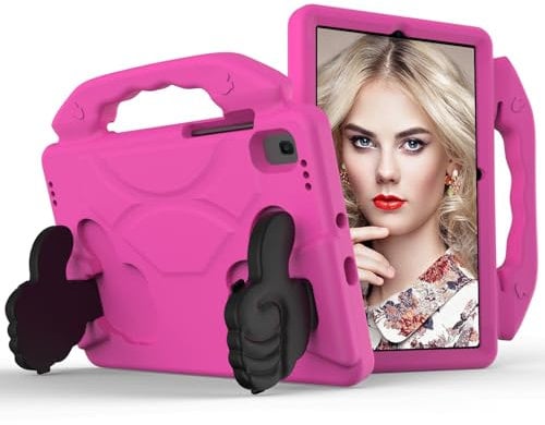 Caja de las bolsas de la tableta Funda for tableta Samsung Galaxy Tab S6 Lite de 10,4 pulgadas SM-P620/P625/P610/P613/P615/P619 for niños, ligera, de EVA, a prueba de golpes, con asa protectora y sopo