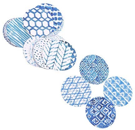 Classic Blue Print Graffiti Style Stickers for Car Moto Suitcase Laptop Stickers Clever