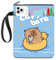 NHQZ Custodia per Libri Protettore,capibara,Custodia Libro,Custodia per Libro con Cerniera e Tasca Frontale,Copertina per Libro in Brossura,Regalo per Amanti dei Libri,Tessuto Lavabile(A)