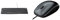 Logitech K120 Wired Keyboard, Windows, USB Plug-and-Play, Full-Size, Spill-Resistant, Curved Space Bar, Compatible with PC, Laptop, QWERTY UK, B100 Wired USB Mouse, 3-Buttons, Optical Tracking- Black