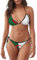 Ensemble bikini élégant imprimé drapeau de l'Algérie pour femme, maillot de bain doux et confortable, parfait pour la plage et la piscine, noir, Taille M