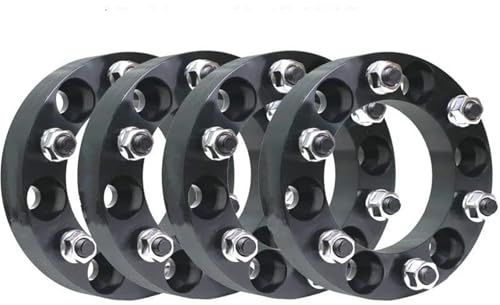 Rad Spurverbreiterung Spurverbreiterung Für Ford Für Ranger 6x139,7 93,1 Mm M12x1,5 Nabenzentrierung, Distanzstück, Adapter, Nabenscheiben, 30/35/38 Auto Räder Distanzscheibe(Schwarz 2,35mm)