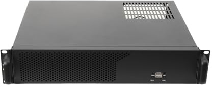 Mreryyse 2U 2HE Netzwerkschrank, 14zoll Serverschrank, Servergehäuse Server-Rack für IT-Geräte, A/V-Geräte,Unterstützt 3 x 3,5 HDD or 2X 3,5 HDD + 1 x 2,5 SSD,80mm Lüftern