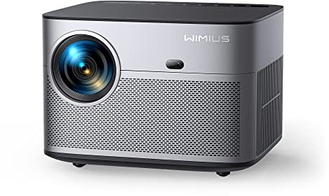 WiMiUS 4K Home Cinema Projector, 36000Lumen Auto Focus&Keystone Projector with 3D HiFi Audio Short Throw, 50% Zoom 300''Display FHD 1080P WiFi6 Bluetooth 5.4 HDR10 for Bedroom Outdoor Movies, Gifts