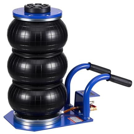 VEVOR Air Jack, 3 Ton/6613 lbs Triple Bag Air Jack, Airbag with Six Steel Pipes, Lift Up to 17.7 inch/450 mm, 1-6 s Fast Lifting Pneumatic with Short Handles for Car, SUV, Pickup Truck Repair, Garage