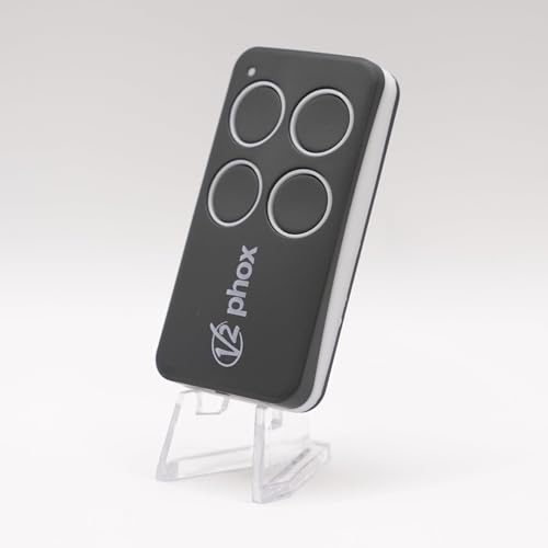 V2 PHOX 4 (CONTRAT 004) - Telecomando ufficiale 4 canali per cancello e garage - 433,92 MHz Rolling Code - Controlla il tuo contratto prima dell'acquisto + 1 Goodies DOMOBIP