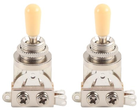 Ubric 2 PCS E-Gitarre Drei-Stufen-Schalter, 3-Positionen-Kippschalter Für Epiphone Les Paul Typ E-Gitarre