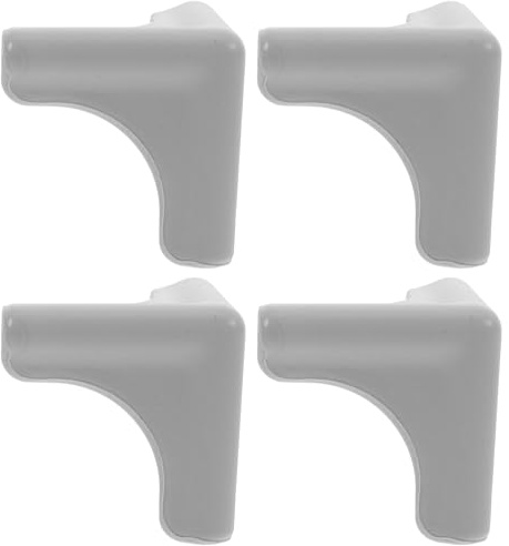 Protections d'angle de Sécurité en Silicone, 4pcs, Anti-Collision | Protège Coin Meuble, Coins de Sécurité pour Table et Hotte Aspirante, Souples et Fins, Ne Se Décolorent Pas