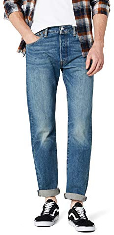 Levi's Men's 501 Original Fit Jeans, Hook, 30W / 34L