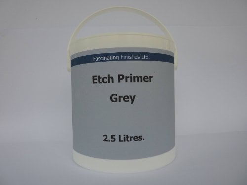 1 x 2.5lt Grey Etch Primer Paint Galvanised Steel Aluminium MetalF