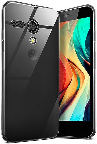 moex Aero Case pour Motorola Moto G Coque Silicone Ultra Fine Transparente, Étui Souple Clair Mince Antichoc, Housse Gel Flexible, Backcover Résistant Soft Touch Discret, incolore Transparent